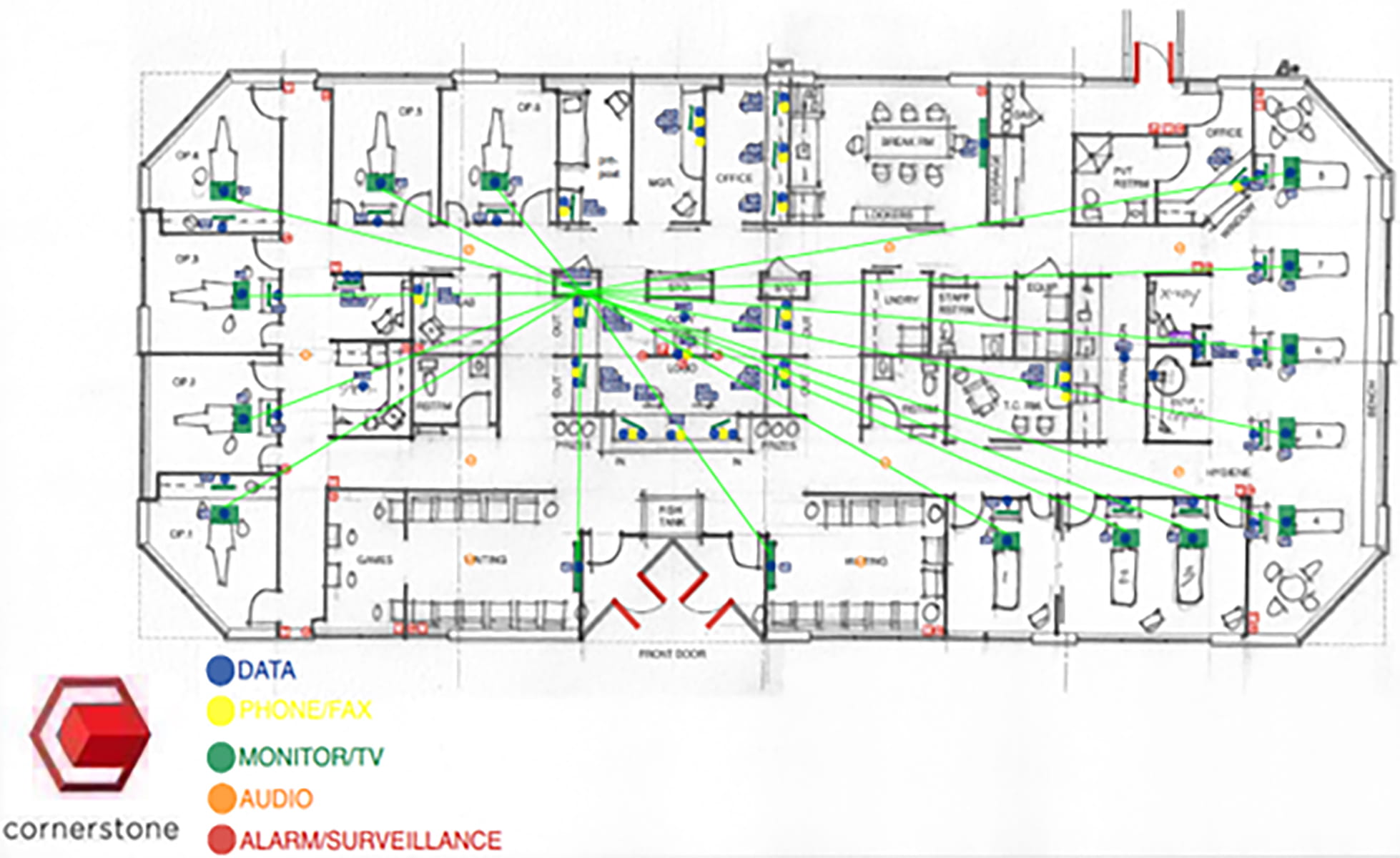 Dental practice buildout plan